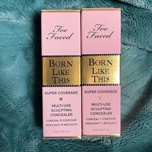 Too Faced Born Like This Super Coverage Concealer, Pearl 10 (.50 floz, 2 pc) new